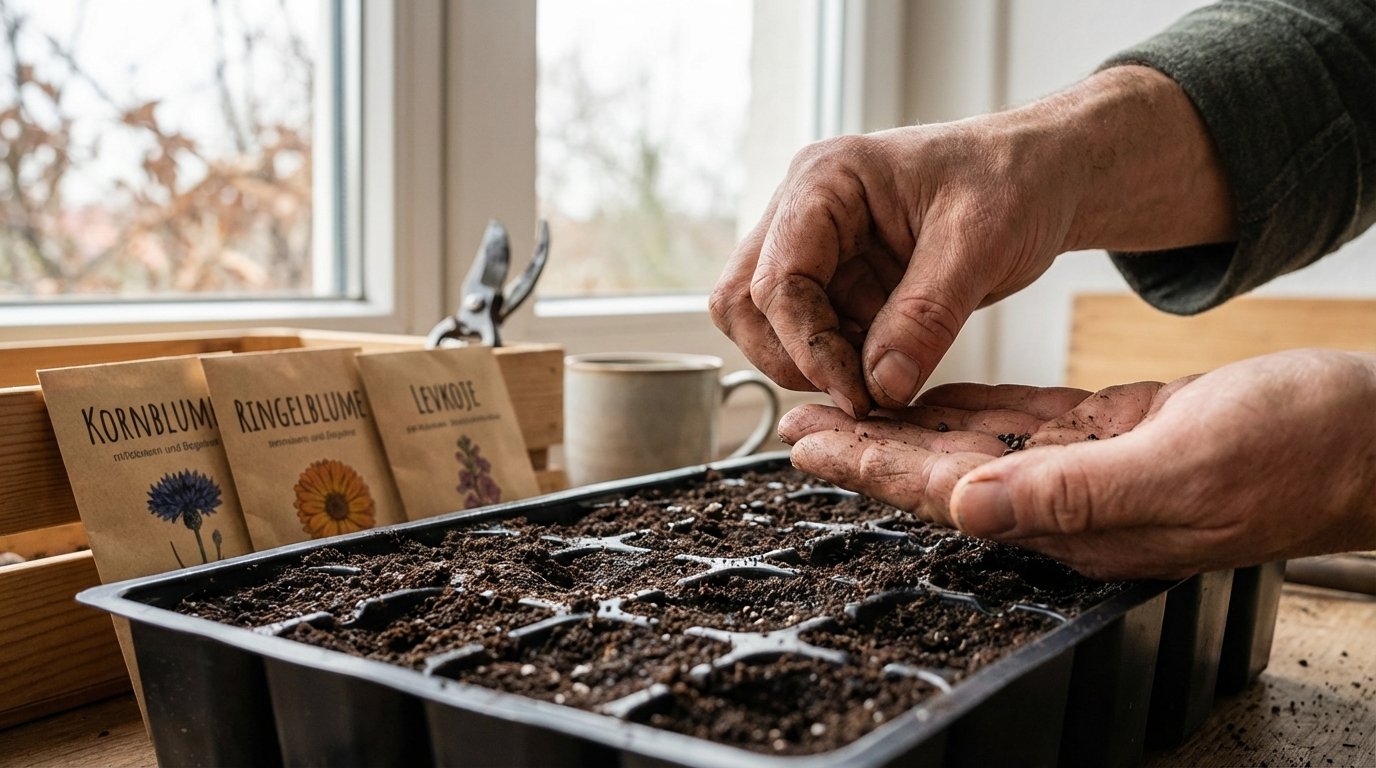 entdecken Sie die 3 besten Blumensorten zum Säen im Februar für einen farbenfrohen Garten den ganzen Sommer über mit perfektem Timing
