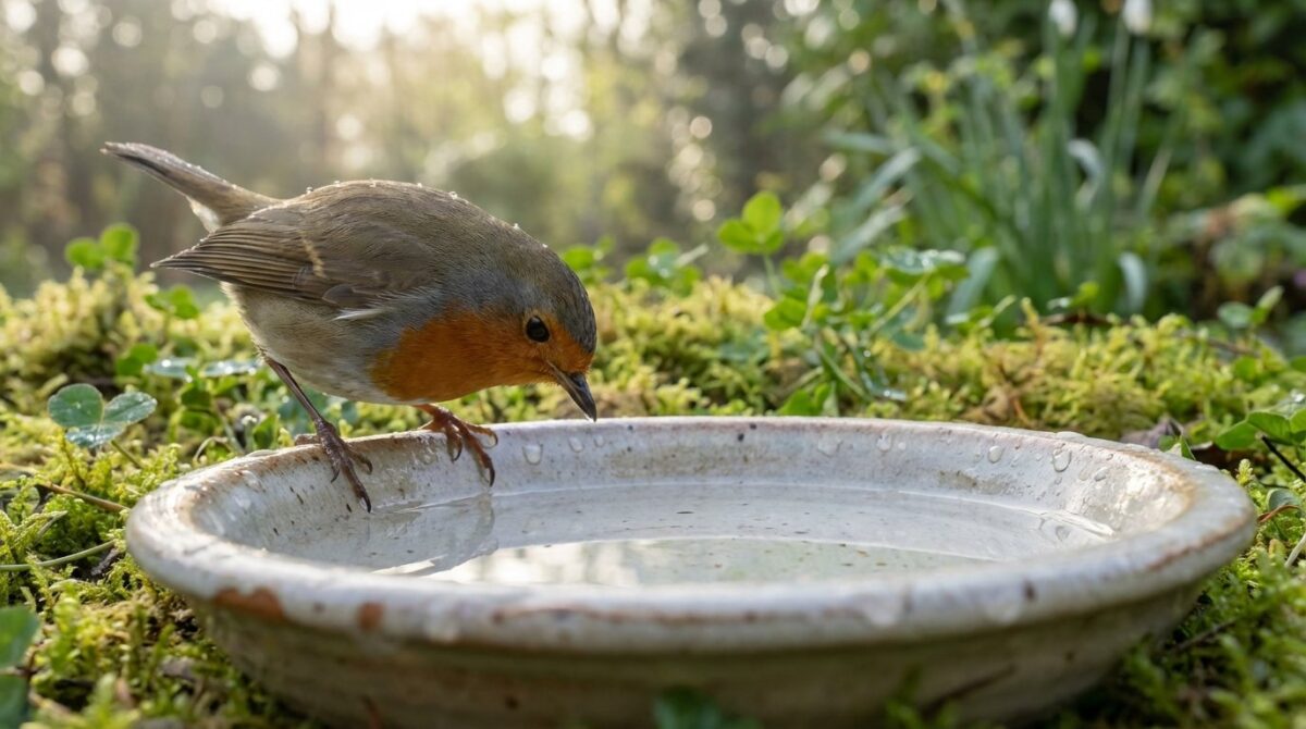 entdecken Sie die kostenlose Geste, die Ihren Garten sofort in ein Vogelparadies verwandelt und mehr Besucher anzieht als teure Futterhäuschen