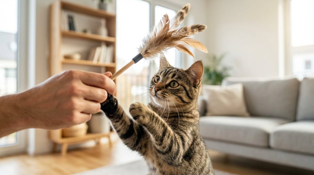 erfahren Sie, wie tägliche Aufmerksamkeit das Wohlbefinden und Verhalten Ihrer Hauskatze verbessert und Verhaltensprobleme verhindert