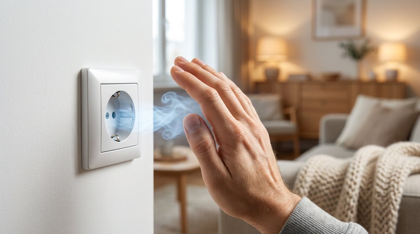 entdecken Sie, warum Ihre Steckdosen im Winter kalt sind und wie Sie mit einfachen Methoden Wärmeverluste sofort reduzieren können