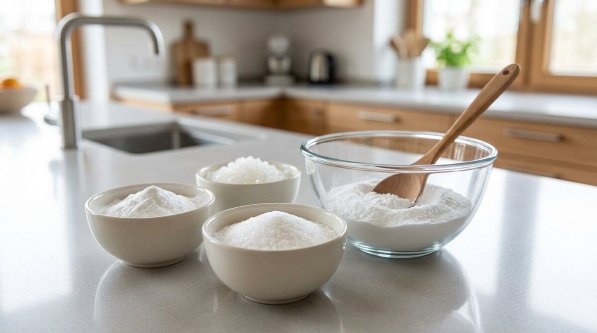 entdecken Sie, wie Sie mit drei einfachen Hausmitteln effektive Geschirrspültabs selbst herstellen und dabei Geld sparen sowie die Umwelt schonen