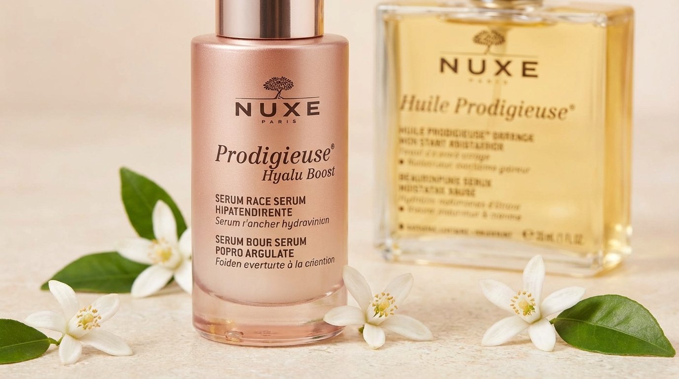 entdecken Sie die neue Gesichtspflege aus der legendären Prodigieuse-Linie von Nuxe, die strahlende Haut mit innovativer Formel verspricht